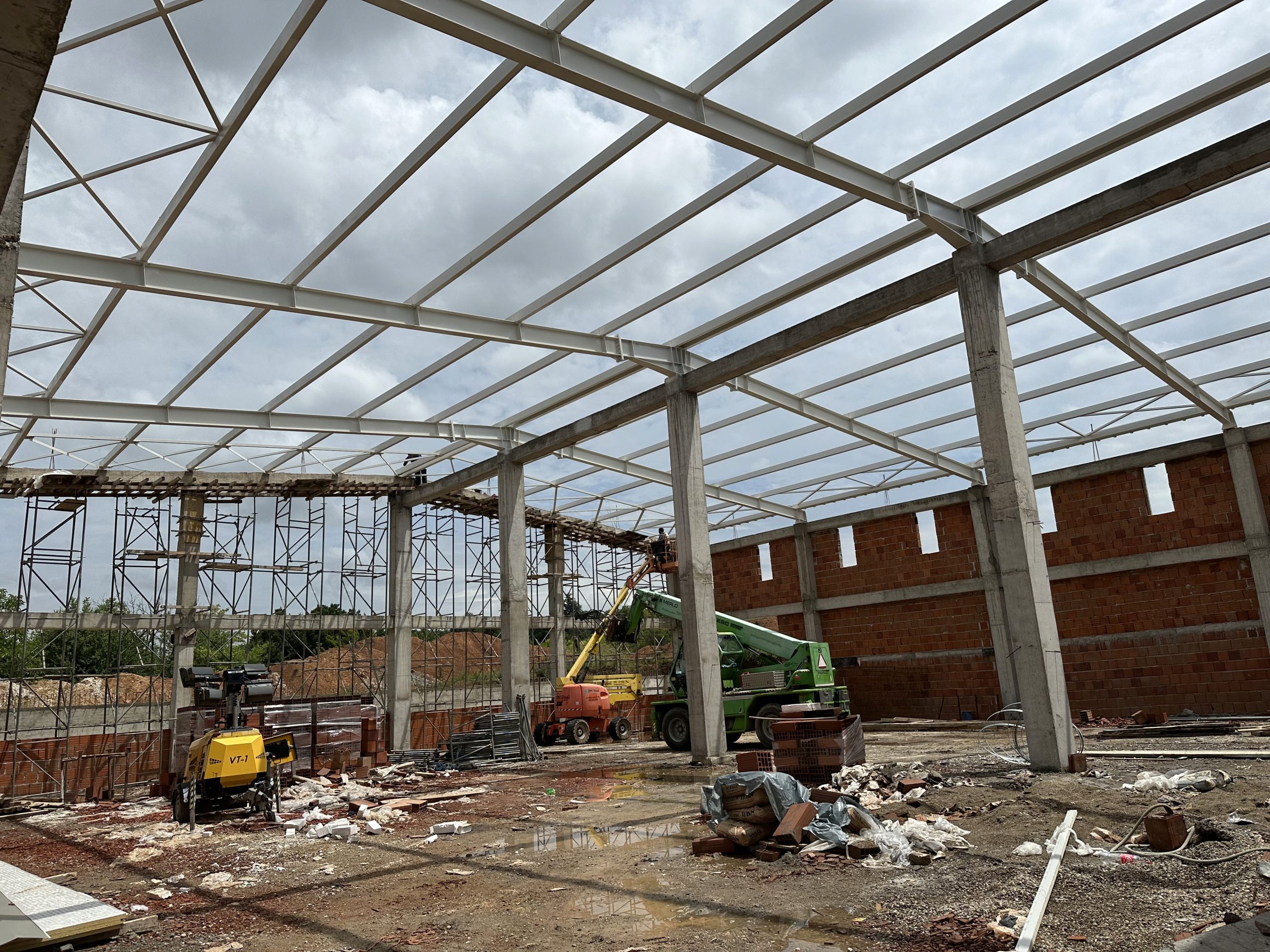 Roof Steel Structure - Politer – Cojlija, North Macedonia