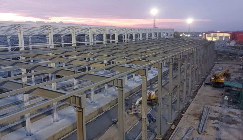 Servise hall for trains – Belgrade, Serbia 2